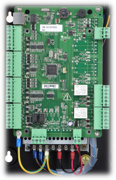 Controller acces HikVision DS-K2802 pentru 2 usi, capacitate 10.000 carduri si 50.000 evenimente, comunicare TCP/IP, interfata Wiegand pentru cititoare, intrari si iesiri de alarma, montaj profesional, serie Value - Img 6