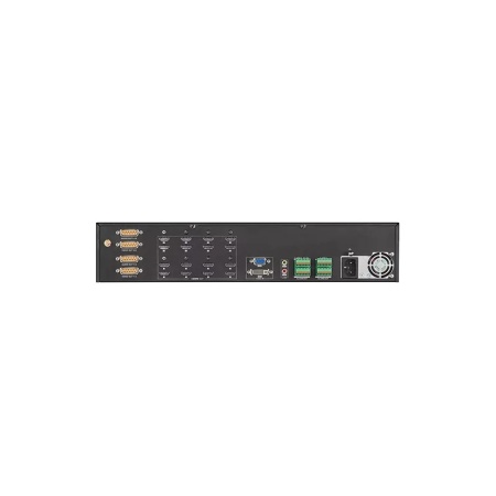 Decodor Video 4K HikVision DS-6916UDI-C, 16 iesiri HDMI, capacitate decodare 256 canale, suporta camere 32MP, sincronizare cadre, control Video Wall (splicing/roaming), H.265+, 2 porturi Gigabit, protocol ONVIF - Img 2