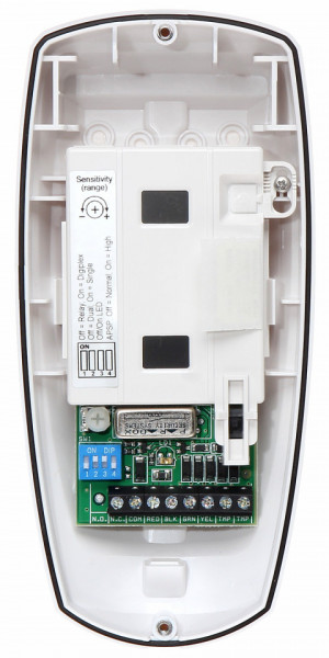 Detector de miscare exterior Paradox DG85, 2x dual PIR, imunitate animale 40kg, 11x11m, 90 grade, procesare APSP, Digital Shield, protectie UV, releu NC si Combus, temperatura -35°C la 50°C, certificare EN Grad 2 - Img 3