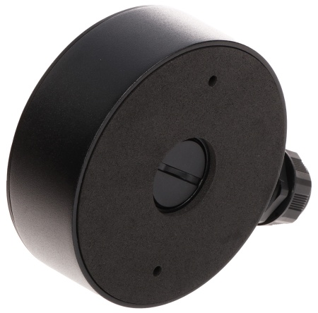 Doza de jonctiune CCTV HikVision DS-1280ZJ-DM46(Black) fabricata din aliaj de aluminiu, culoare neagra, montaj pe perete sau tavan, rezistenta la intemperii, gestionare cabluri camere dome, design robust - Img 4