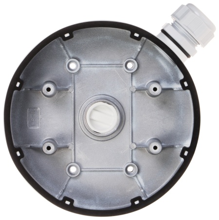 Doza montaj Hikvision Junction Box DS-1280ZJ-DM55, aliaj aluminiu, culoare alb (Hikvision White), ideala pentru protectia conexiunilor si cablurilor - Img 4