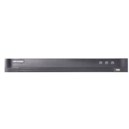 DVR HikVision 1U 4 canale iDS-7204HUHI-M1/P(C)/4A+4/1ALM, Tehnologie PoC - Alimentare prin cablu coaxial, AcuSense Deep Learning, Rezolutie 5MP/8MP, Compresie H.265 Pro+, Motion Detection 2.0, Suporta 1 HDD, 8 canale IP - Img 2