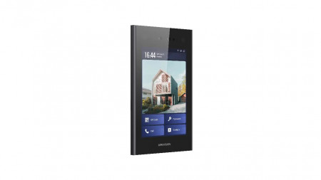 Post exterior videointerfon IP HikVision DS-KD9403-E6 Ultra Series, recunoastere faciala, ecran LCD tactil 8-inch, sistem Android, acces prin QR code, amprenta, PIN si card, camera 2MP, protectie IP65, configurare WEB - Img 2