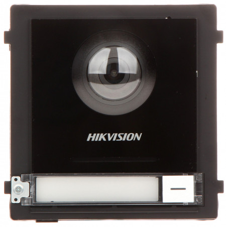 Post exterior videointerfon modular HikVision DS-KD8003-IME2, tehnologie 2 fire, camera Fisheye Full HD, infrarosu integrat, control acces, protectie antisabotaj, suporta 8 module adiacente, compresie H.264, carcasa metalica - Img 2