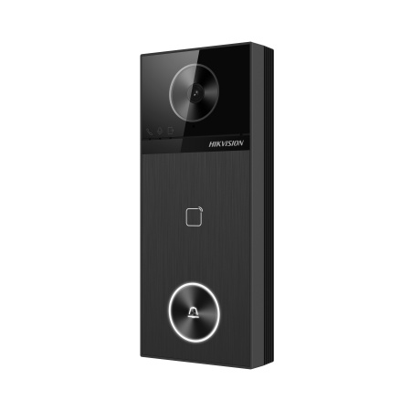 Post videointerfon exterior IP Hikvision DS-KV6114-WBE1, 4MP, unghi vizual 150°, control 2 incuietori, deblocare card/Bluetooth/Hik-Connect, inregistrare video, PoE IEEE802.3at, microfon si difuzor integrate - Img 2