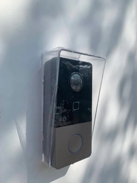 Protectie ploaie HikVision DS-KABV6113-RS/Surface pentru post exterior seria KV6103 si KV6113, montaj aplicat pe suprafata, material plastic rezistent, scut protectie intemperii, instalare rapida, accesoriu videointerfon - Img 5