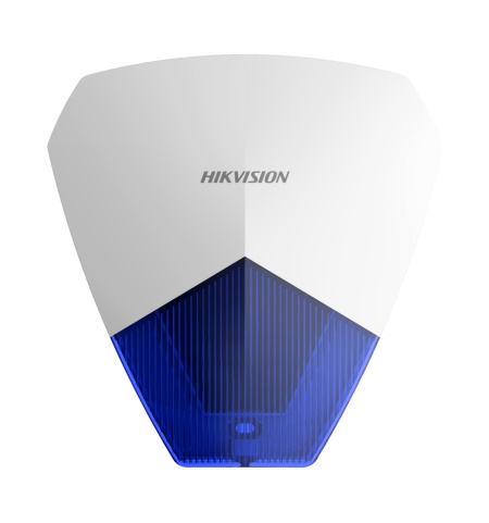 Sirena de exterior Hikvision DS-PS1-B (Albastru);DS-PS1-B; Clasa Protectie IP54; Presiune acustica:105dB/30cm; Alimentare: 12V; Dimensiuni: 140*134*33mm; Culoare: Albastru; Greutate:0.185g