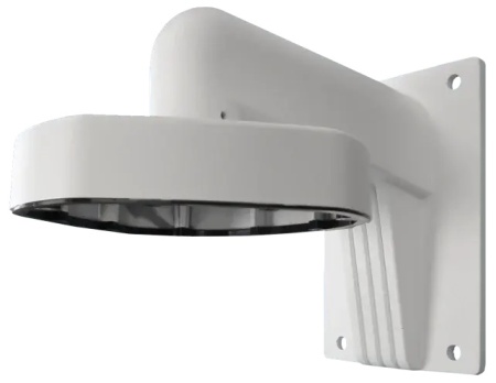 Suport de perete HikVision DS-1273ZJ-DM25 pentru camere supraveghere tip dome, material aliaj de aluminiu cu tratament de suprafata prin pulverizare, design cu capac pentru cablare facila, montaj robust de exterior - Img 2