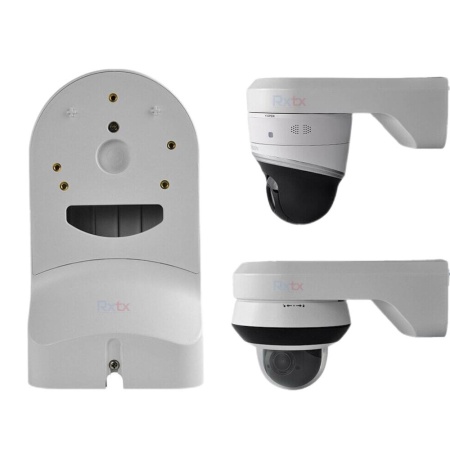 Suport de perete Hikvision DS-1294ZJ pentru camere tip PTZ, fabricat din material plastic si otel, culoare Hikvision White, design rezistent cu protectie la intemperii, ideal pentru montaj exterior si interior in sisteme de supraveghere - Img 2