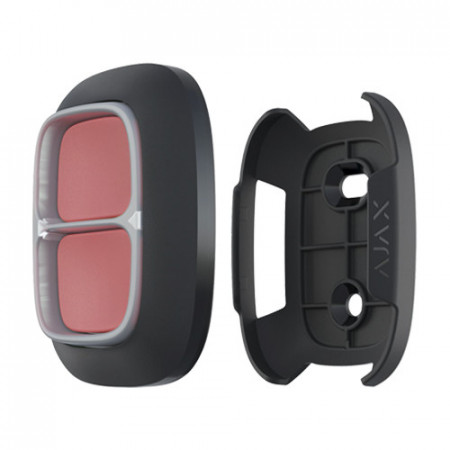 Suport fixare Ajax Holder pentru Button si DoubleButton, montaj rapid pe suprafete plane, material plastic rezistent, permite detasarea facila a butonului, ideal pentru panica sau automatizari, negru - Img 2