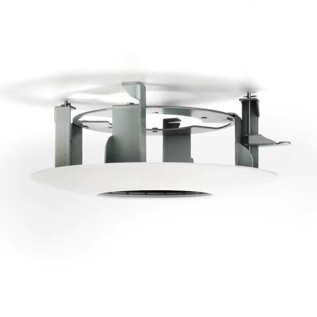 Suport montaj incastrat in tavan Hikvision DS-1227ZJ-PT6, pentru camere de tip Dome, constructie robusta din otel si plastic, finisaj Hikvision White, design minimalist, integrare perfecta in tavan fals, stabilitate sporita - Img 2