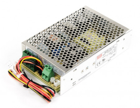 Sursa in comutatie Mean Well SCP-75-12, iesire 13.8V 5.4A, functie incarcare acumulator, protectie suprasarcina si scurtcircuit, carcasa metalica protectie, consum redus 0.75W, tensiune intrare 85-264V AC, dimensiuni compacte - Img 2