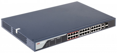 Switch HikVision 24 porturi Smart PoE cu web interface DS-3E1326P-SI