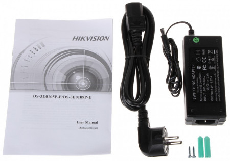 Switch PoE unmanaged HikVision DS-3E0105P-E, 4 porturi Fast Ethernet PoE, 1 port Uplink, transmisie pana la 300m, functia VIP port, protectie supratensiune 6KV, Intelligent PoE Management, carcasa metalica - Img 4