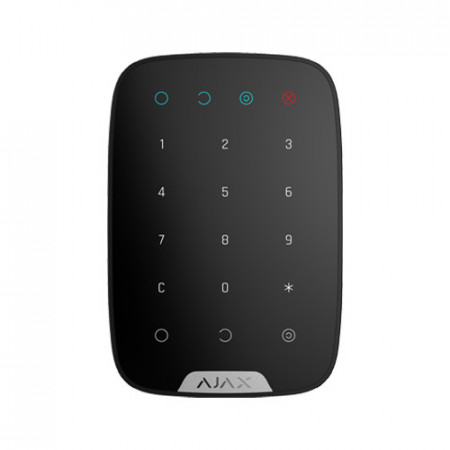 Tastatura cu cititor carduri, wireless, negru - AJAX KeyPadPlus(B)-26077