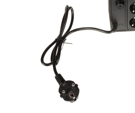 UPS de back‑up HikVision DS‑UPS1000, AVR integrat pentru stabilizare tensiune, incarcare super rapida, gama larga de tensiune intrare, protectie la suprasarcina, scurt‑circuit si supratensiuni, design robust pentru alimentare continua in sisteme critice - Img 3