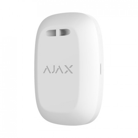 Buton panica si automatizare wireless Ajax Button Jeweller, protectie la apasare accidentala (dubla/lunga), distanta 1300m, IP55, control scenarii smart home, criptare AES, autonomie baterie pana la 5 ani, alb - Img 4