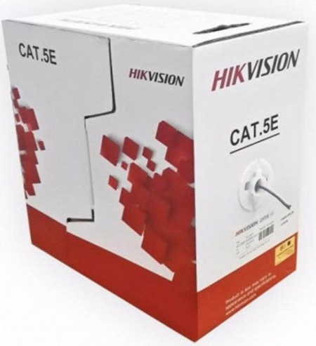 Cablu U/UTP Cat.5e, 4xAWG24, PVC, gri, cutie 305m, DS-1LN5-ES