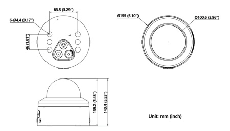Camera de supraveghere IP Dome 8MP ColorVU Hikvision DS-2CD2787G2H-LIPTRZS2U/SL(2.8-12MM) - Img 7