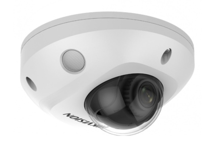 Camera Hikvision 2 MP AcuSense Mini Dome cu microfon incorporat DS-2CD2523G2-IS(2.8MM)(D)