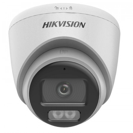 Camera HikVision Analog 2MP IR 40m Smart Hybrid Light ColorVu DS-2CE72DF0T-LFS