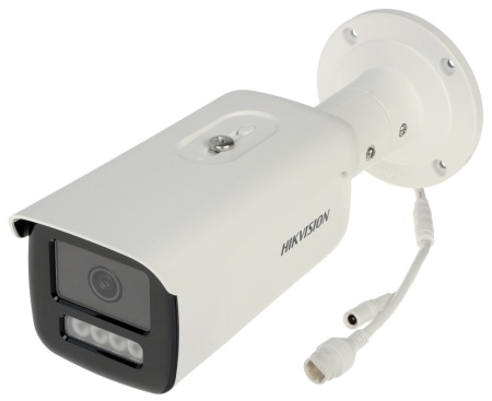 Camera HikVision Bullet IP AcuSense with ColorVu 4MP Strobe Light and Audible Warning DS-2CD2T46G2H-IS2U/SL(EF) - Img 3