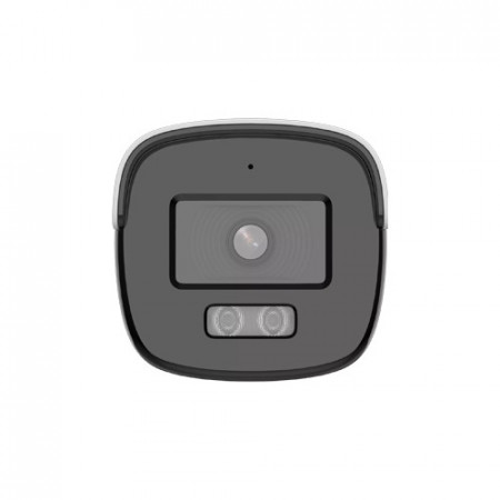 Camera supraveghere Analog HD Hikvision Bullet 2MP DS-2CE12DF0T-LFS(2.8mm), tehnologie ColorVu si Smart Hybrid Light, rezolutie Full HD 1080p, imagini color 24/7, microfon incorporat (Audio over Coax), IR si lumina alba 40m, IP67 - Img 2