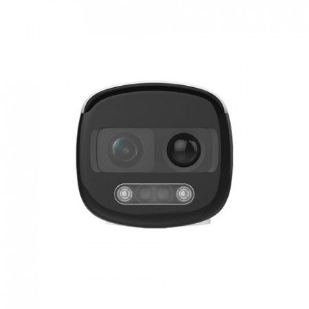 Camera supraveghere analogica HikVision Bullet 8MP DS-2CE12UF3T-PIRXO(2.8mm), Tehnologie ColorVu 24/7, Senzor PIR, Alarma audio si Stroboscop, WDR 130dB, Lumina alba 40m, Protectie IP67, Difuzor incorporat, Imagine 4K - Img 2