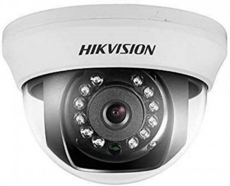 Camera supraveghere analogica HikVision Dome 5MP DS-2CE56H0T-IRMMF(2.8mm)(C), Smart IR 20m, 4 in 1 TVI/AHD/CVI/CVBS, Turbo HD, instalare interior, carcasa plastic, senzor 5 Megapixel, 2D DNR - Img 2