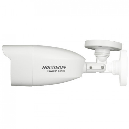 Camera supraveghere analogica HikVision HiWatch Bullet 5MP HWT-B250(2.8mm), Night Vision IR 40m, Semnal 4 in 1 TVI/AHD/CVI/CVBS, Protectie IP66, Senzor CMOS 5MP, Functie DNR si DWDR, Carcasa metal si plastic - Img 2