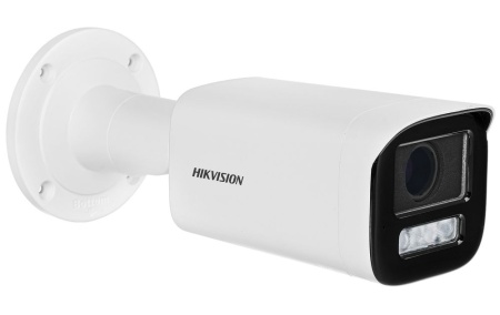 Camera supraveghere HikVision Bullet 2MP DS-2CE19DF3T-LSZE(2.8-12mm), Turbo HD ColorVu, Smart Hybrid Light (IR 60m, Lumina Alba 60m), lentila varifocala motorizata, 130 dB True WDR, Audio over Coax (microfon incorporat), protectie IP67, PoC - Img 4