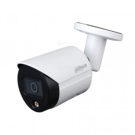 Camera supraveghere IP Dahua bullet 4MP IPC-HFW2439S-SA-LED-0280B-S2(2.8mm) Lite Full-color, Warm LED 30m, 1/3” CMOS, WDR, 3D NR, protectie IP67, slot card microSD 256GB, microfon incorporat, H.265+, IVS, PoE - Img 4
