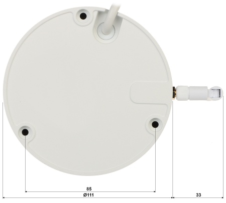 Camera supraveghere IP Dahua dome 2MP IPC-HDBW1230DE-SW-0280B2.8 conexiune Wireless, Full HD, infrarosu 30m, lentila fixa 2.8mm, slot card microSD, protectie exterior IP67, compatibil XVR seria I3, aplicatie mobila, design alb - Img 8