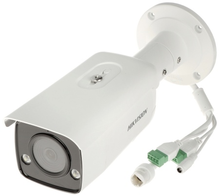 Camera supraveghere IP HikVision Bullet 4MP DS-2CD2T46G2-ISU/SL(2.8mm), AcuSense, DarkFighter, WDR 120dB, H.265+, alerta luminoasa Strobe Light si audio, audio bidirectional, protectie IP67, clasificare om/vehicul - Img 4