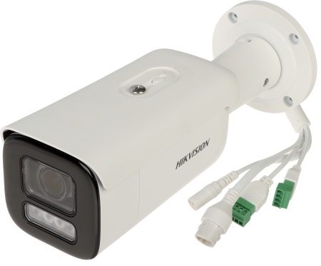 Camera supraveghere IP HikVision Bullet 8MP DS-2CD2687G2HT-LIZS(2.8-12mm)(eF), ColorVu, Smart Hybrid Light, Lentila Varifocala Motorizata, AcuSense, 130 dB WDR, protectie IP67 si IK10, slot card 512GB, H.265+, analiza video inteligenta, metal, 4K - Img 2