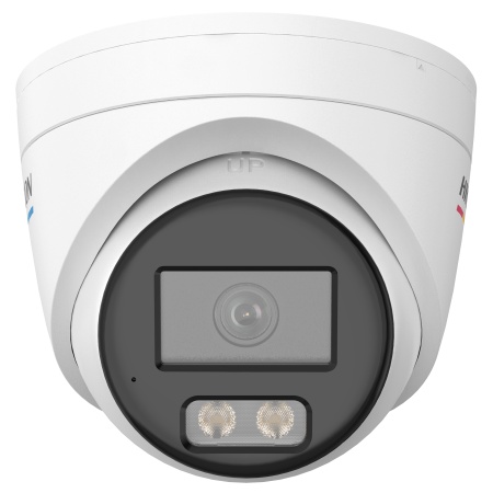 Camera supraveghere IP HikVision dome 4MP DS-2CD1347G3H-LIU(4mm), ColorVu 3.0 24/7 color, HikAI-ISP noise reduction, Motion Detection 3.0, two-way audio, strobe alarm, Smart Hybrid Light, SD până la 512GB, IP67 - Img 3
