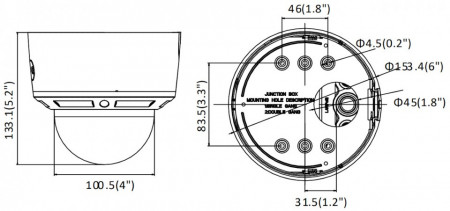 Camera supraveghere IP HikVision Dome 4MP DS-2CD2745FWD-IZS(2.8-12mm), tehnologie DarkFighter, WDR 120dB, IR 30m, protectie IP66 si IK10, interfata audio/alarma, slot card microSD, ONVIF - Img 4