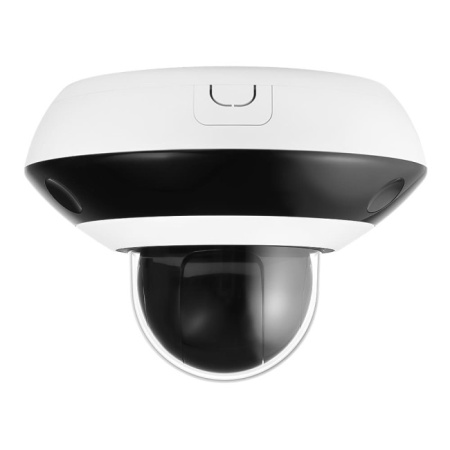 Camera supraveghere IP HikVision PT3 Mini PanoVu 2MP DS-2PT3122IZ-DE3(2.8-12mm), Panoramic + PTZ, Zoom Optic 4x, H.265+, IR 15m, unghi 128.5 grade, alimentare PoE, slot card SD, monitorizare duala, design compact Mini - Img 4