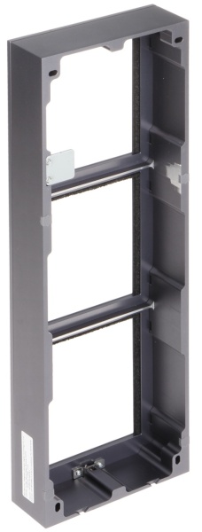 Carcasa interfon montaj aparent HikVision DS-KD-ACW3/S, rama modulara pentru 3 module, material otel inoxidabil de inalta calitate, include 3 panouri frontale, capac buton si accesorii necesare instalarii, design robust - Img 5