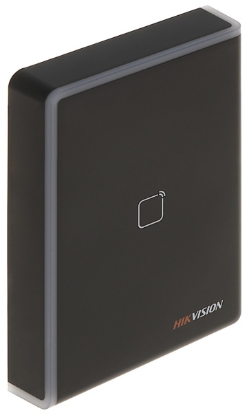 Cititor carduri acces HikVision Pro Mifare DS-K1108AM, frecventa 13.56MHz, protocoale RS-485, Wiegand si OSDP, citire carduri M1/Desfire/Felica, functie tamper anti-sabotaj, buzzer status incorporat, montaj aparent - Img 2