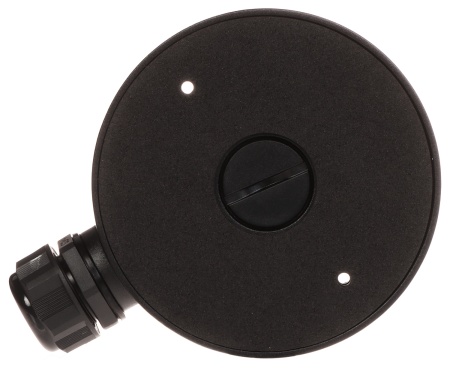 Doza de jonctiune CCTV HikVision DS-1280ZJ-DM46(Black) fabricata din aliaj de aluminiu, culoare neagra, montaj pe perete sau tavan, rezistenta la intemperii, gestionare cabluri camere dome, design robust - Img 5