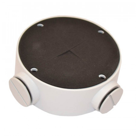 Doza de jonctiune Hikvision DS-1260ZJ pentru camere de supraveghere tip bullet, fabricata din aliaj de aluminiu, culoare Hikvision White, ideala pentru protejarea conexiunilor electrice la exterior si interior, design rezistent si durabil pentru montaj pe - Img 4