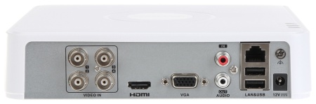 DVR Mini 1U HikVision DS-7104HQHI-K1, 4 canale 1080p, compresie H.265 Pro+, suporta 1 HDD, 5 semnale adaptiv (TVI/AHD/CVI/CVBS/IP), encodare 1080p la 15 fps, suporta pana la 6 camere IP, dimensiuni reduse, fiabil - Img 3