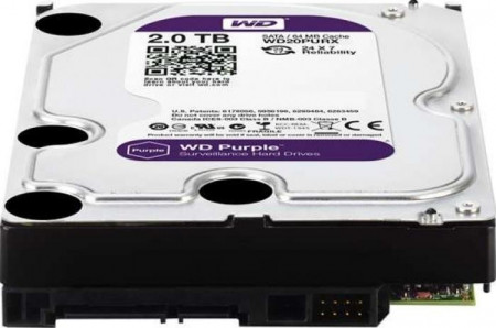 HDD Supraveghere Western Digital Purple 2TB WD22PURZ, 256MB Cache, interfata SATA III, tehnologie AllFrame, suporta pana la 64 camere HD, workload 180TB/an, tehnologie CMR, functionare 24/7, format 3.5 inch - Img 5