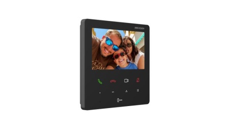 Monitor videointerfon HikVision TCP/IP TFT LCD 4.3 inch touch screen 9 butoane PoE WiFi DS-KH6110-WE1