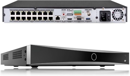 NVR 16 Canale HikVision 4K DS-7616NXI-I2/S AcuSense, Deep Learning, Recunoastere Faciala, Protectie Perimetru, 2 x SATA (max. 20TB), H.265+, 1U Case - Img 3