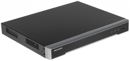 NVR HikVision 8 canale 4K DS-7608NI-K2/8P(D), switch 8 porturi PoE Plug&amp;Play, suporta 2 HDD pana la 16TB fiecare, iesiri video independente HDMI si VGA, banda 80 Mbps, compresie H.265+, format 1U - Img 3