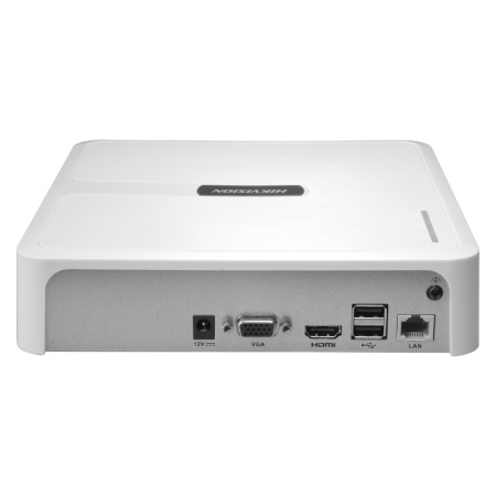 NVR HikVision HiWatch 4 canale HWN-2104H(D), rezolutie 4MP/Full HD, compresie H.265+, latime banda 40Mbps, 1 slot HDD, iesire video HDMI/VGA, carcasa Mini 1U, acces de la distanta Hik-Connect, compatibil ONVIF - Img 2