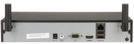 NVR Wi-Fi 4 canale Hikvision DS-7104NI-K1/W/M(C), rezolutie 4MP, compresie H.265+, 1x SATA max 6TB, antena duala integrata, management prin Hik-Connect, vizualizare 4-ch 1080P, configurare automata wireless - Img 4