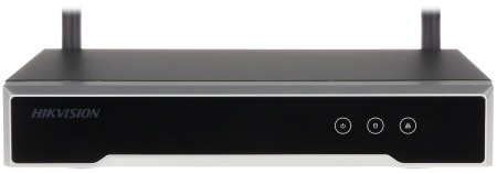 NVR Wi-Fi Hikvision DS-7104NI-K1/W/M1T, 4 canale IP, rezolutie 4MP, HDD 1TB inclus, compresie H.265+, latime banda 50Mbps, Wi-Fi 2.4GHz, iesire HDMI/VGA Full HD, carcasa metalica Mini 1U, management Hik-Connect - Img 2